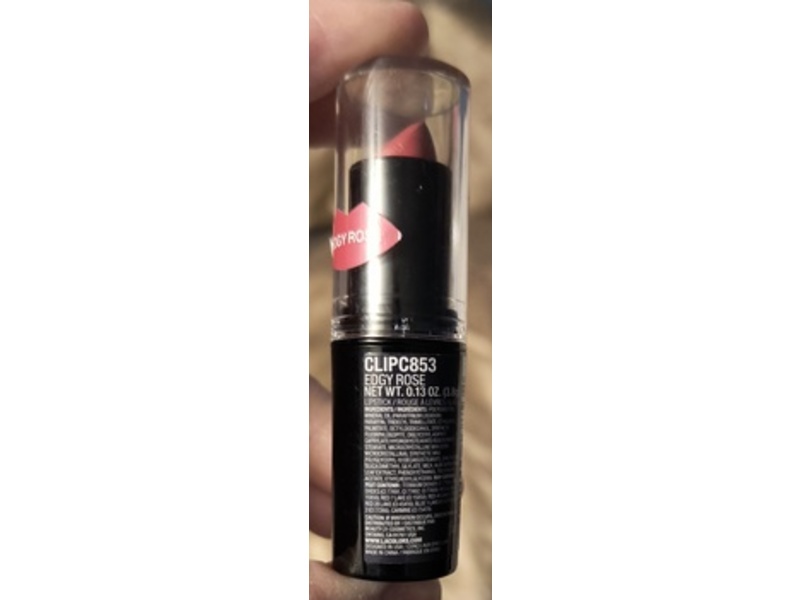 L.A. Colors Pout Chaser Lipstick, Edgy Rose CLIPC853, 0.13 oz/3.8 g