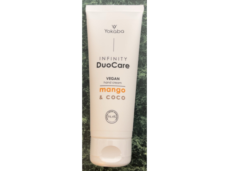 Yokaba Infinity Duo Care Hand Cream, Mango & Coco, 75 mL