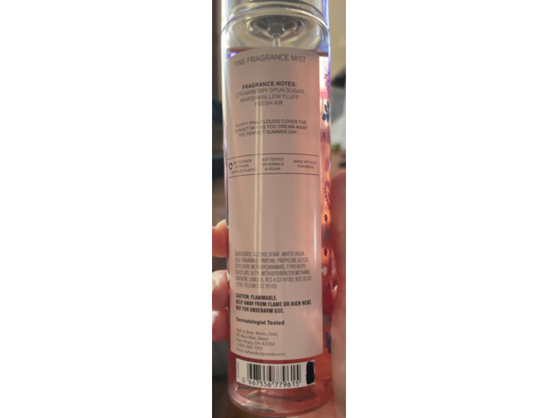 Bath & Body Works Body Mist, Pink Berry Clouds, 8 fl oz/236 mL