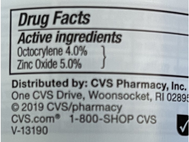CVS Health Clear Zinc Broad Spectrum Sun Lotion, SPF 50, 2 fl oz