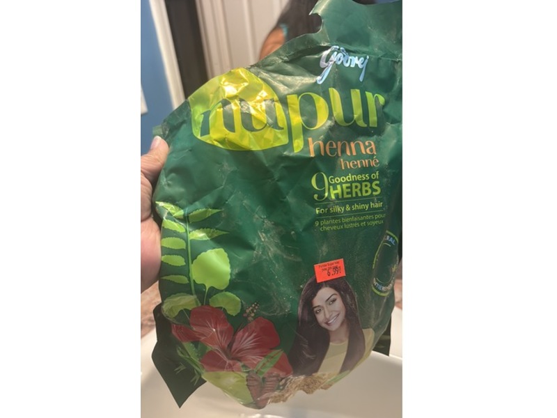 Godrej Nupur Henna, Goodness Of 9 Herbs, 1kg