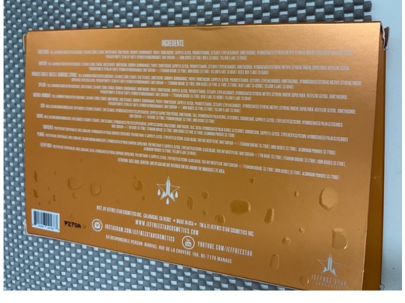 Jeffree Star Thirsty Eyeshadow/Pressed Pigment Palette, 0.069 oz/1.95 g