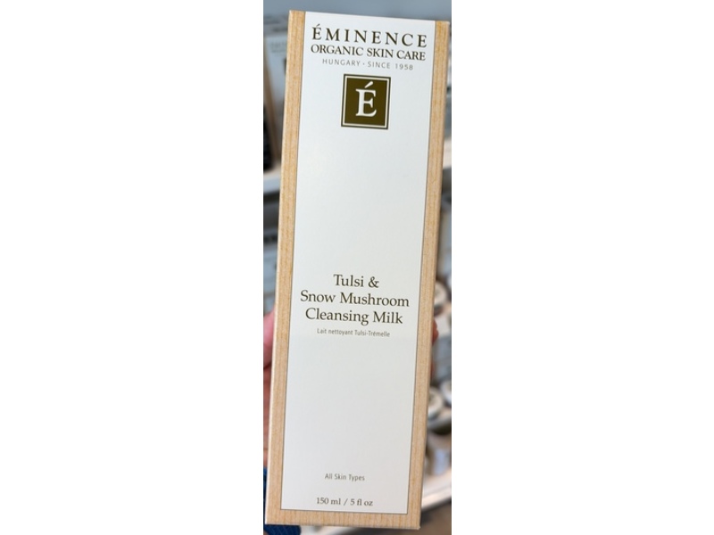 Eminence Cleansing Milk, Tulsi & Snow Mushroom, 5 fl oz/150 mL