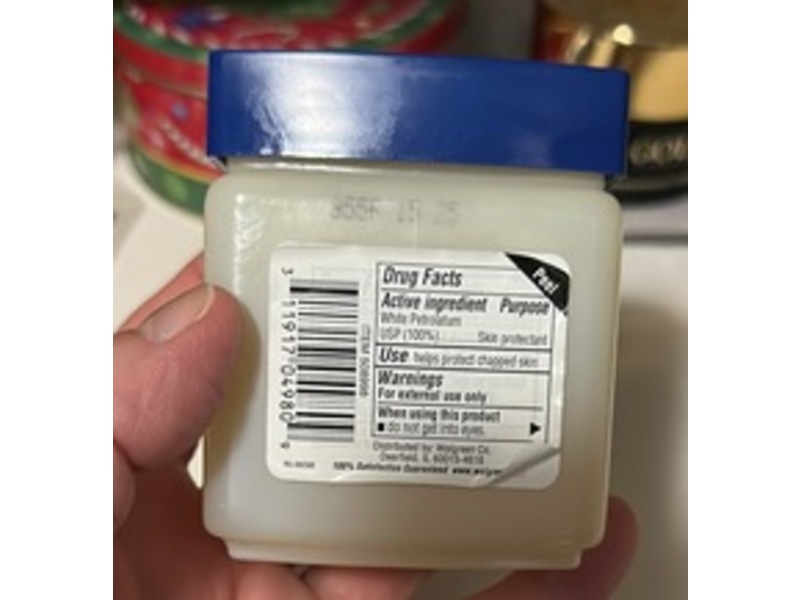 Walgreens Pure Petroleum Jelly, Unscented, 3.75 oz/106 g
