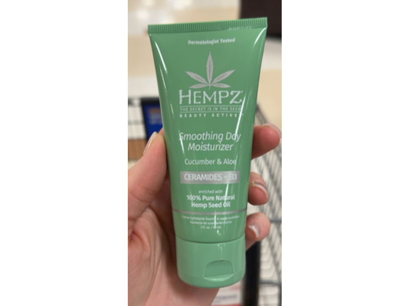 Hempz Smoothing Day Moisturizer, 3 fl oz/89 mL