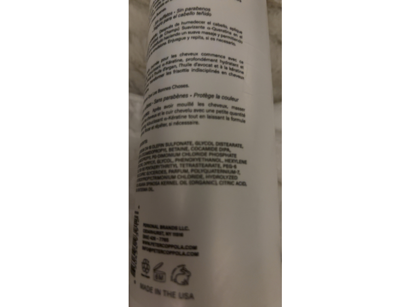 Peter Coppola a-Keratin Smoothing Shampoo, 24 fl oz/ 710 mL
