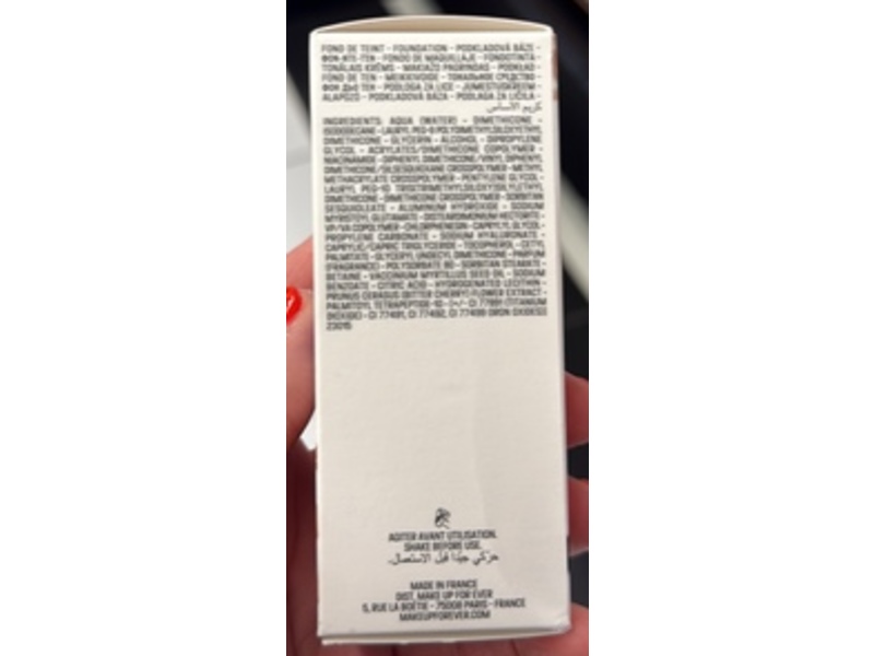 Makeup For Ever Foundation, 100N Canvas, 1 oz30 mL