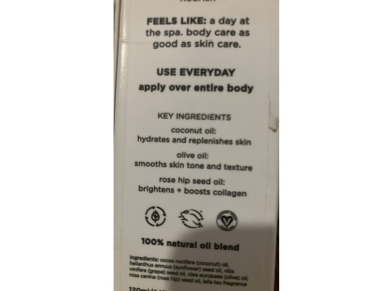 By Rosie Jane Everyday Body Oil, Leila Lou, 5 fl oz/120 mL