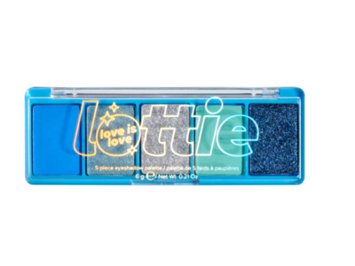 Lottie London Eyeshadow Palette, Cosmic Love, 0.21 fl oz/6 g