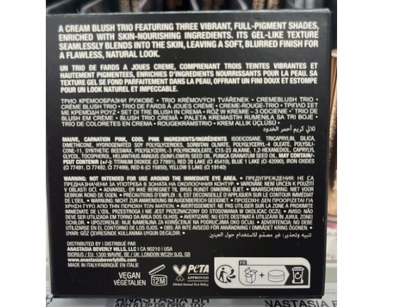 Anastasia Beverly Hills Magic Touch Blush Trio, Peach, 0.11 oz/3 g