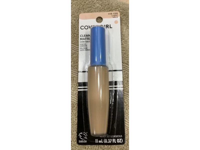 Covergirl Clean Matte Concealer, 120 Light, 0.37 fl oz/11 mL