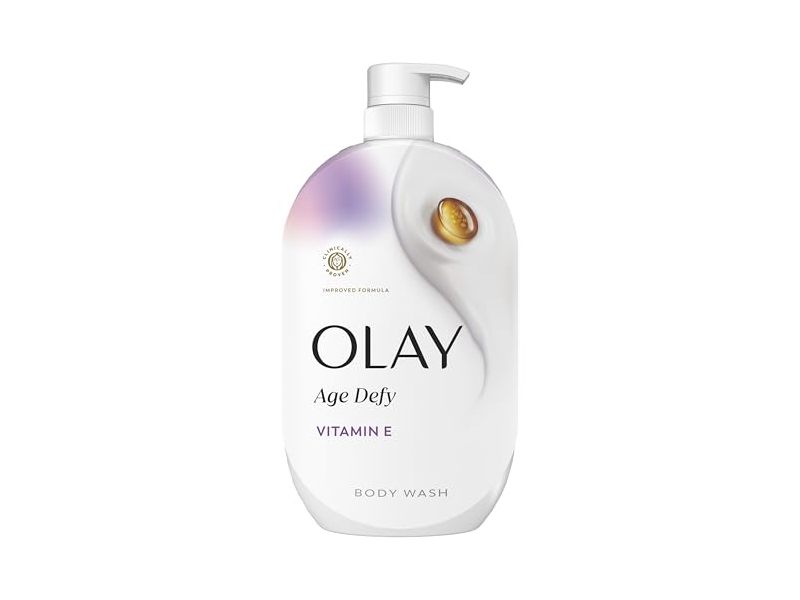 Olay Age Defy Moisture Barrier Repair Body Wash, Vitamin E, 35 fl oz/1.03 L