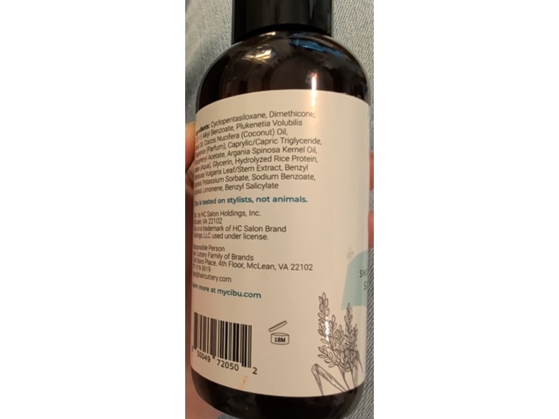 Cibu Smooth + Luminous Sleek Finish Oil, 4.4 fl oz/130 mL