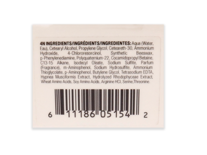 Rusk Permanent Cream Hair Color, 4Nn Medium Natural Brown, 3.4 fl oz/100 mL