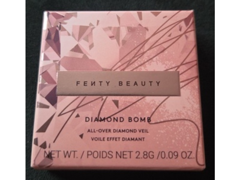 Fenty Beauty Diamond Bomb All-Over Diamond Veil Highlighter, How Many Carats?, 0.09 oz/2.8 g