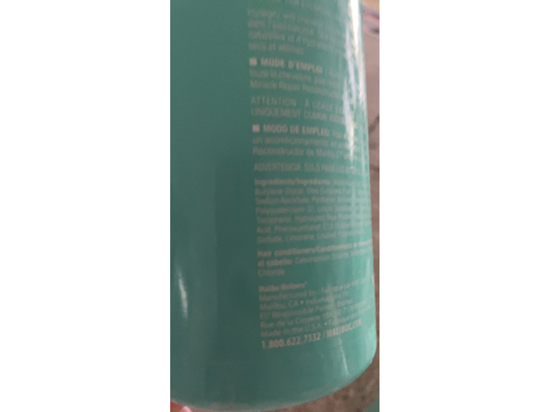 Malibu C Hard Water Wellness Conditioner, 33.8 fl oz/1 L