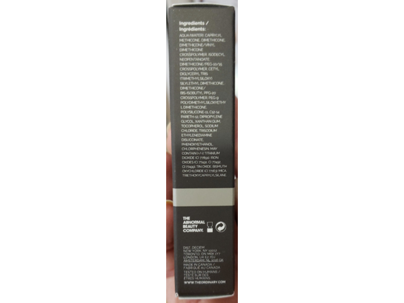 The Ordinary Concealer, 1.2 Y Light Yellow Undertones, 0.3 fl oz/8 mL