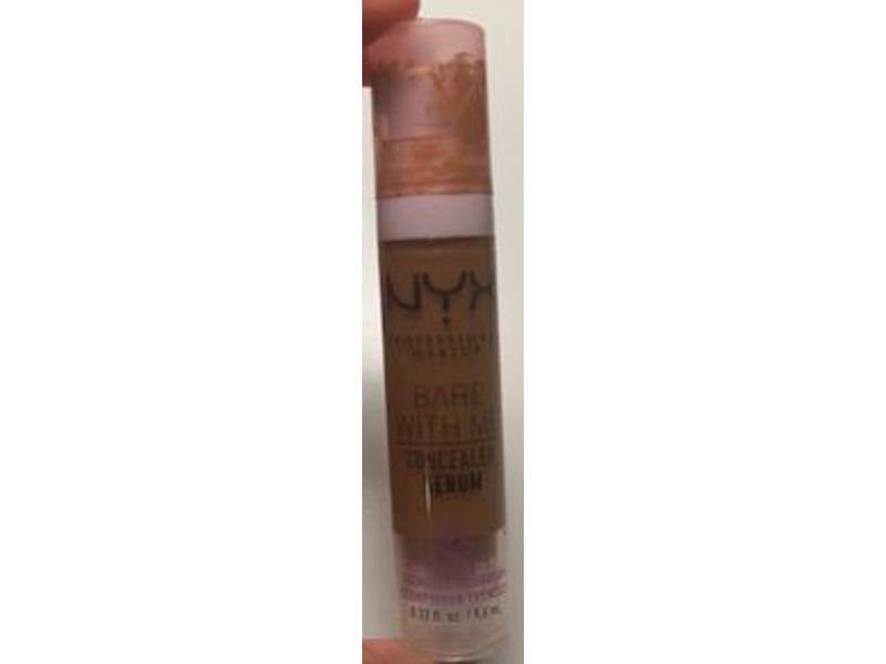 NYX Professional Makeup Bare With Me Concealer Serum, Deep Golden, 0.32 fl oz/9.6 mL