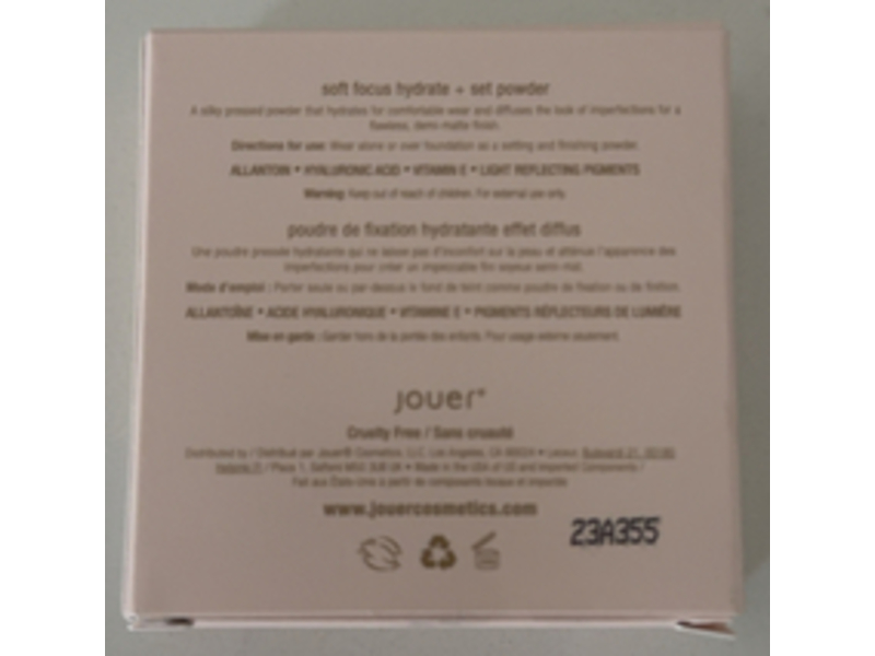 Jouer Soft Focus Hydrate + Set Powder, Medium, 0.21 oz/6 g