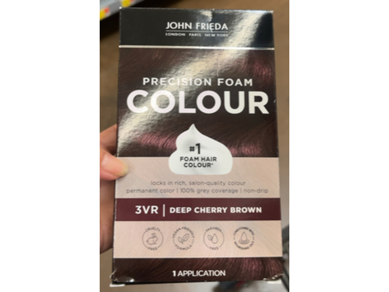 John Frieda Precision Foam Colour, 3VR Deep Cherry Brown, 1 Application