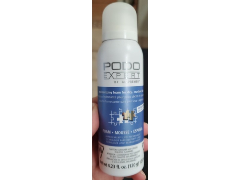 Podo Expert Moisturizing Foam, 4.23 fl oz/125 g