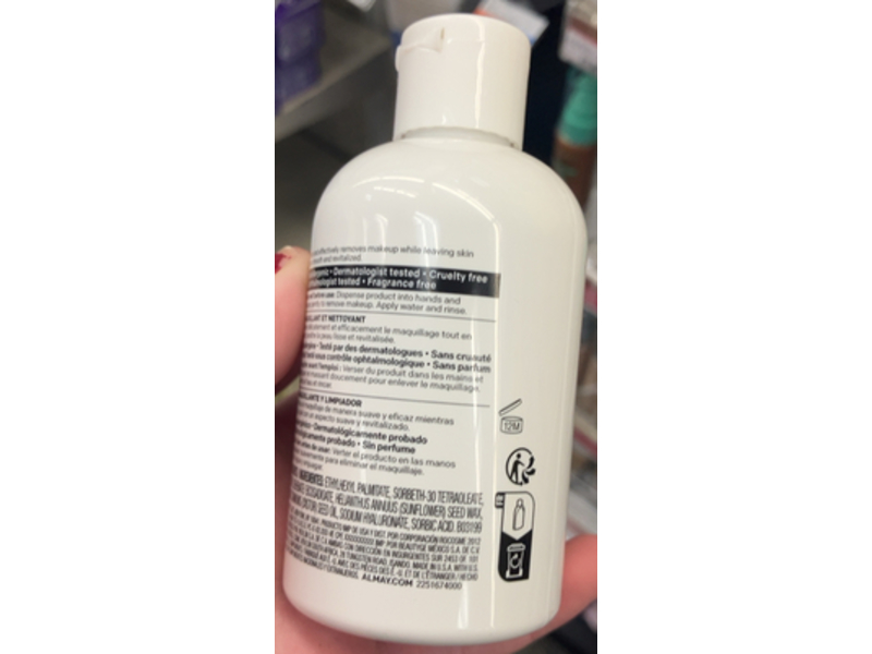 Almay Moisturizing Makeup Remover & Cleanser, 4 fl oz/118 mL