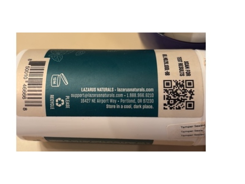 Lazarus Naturals Relief + Recovery CBD Muscle Gel, 3.5 fl oz/100 mL
