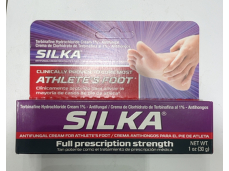 Silka Athlete's Foot Antifungal Cream, 1 oz/30 g