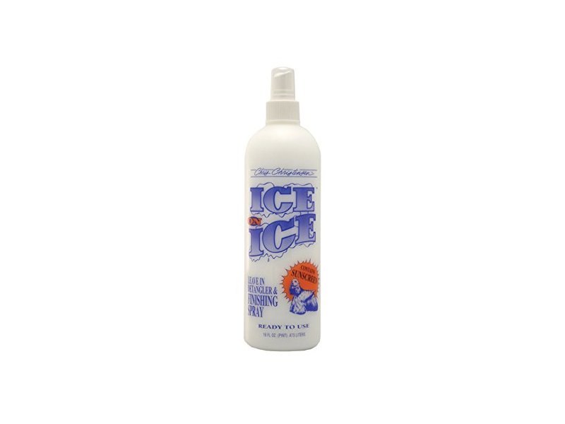 Chris Christensen Ice on Ice Leave In Detangler and Finishing Dog Spray, 16 fl oz