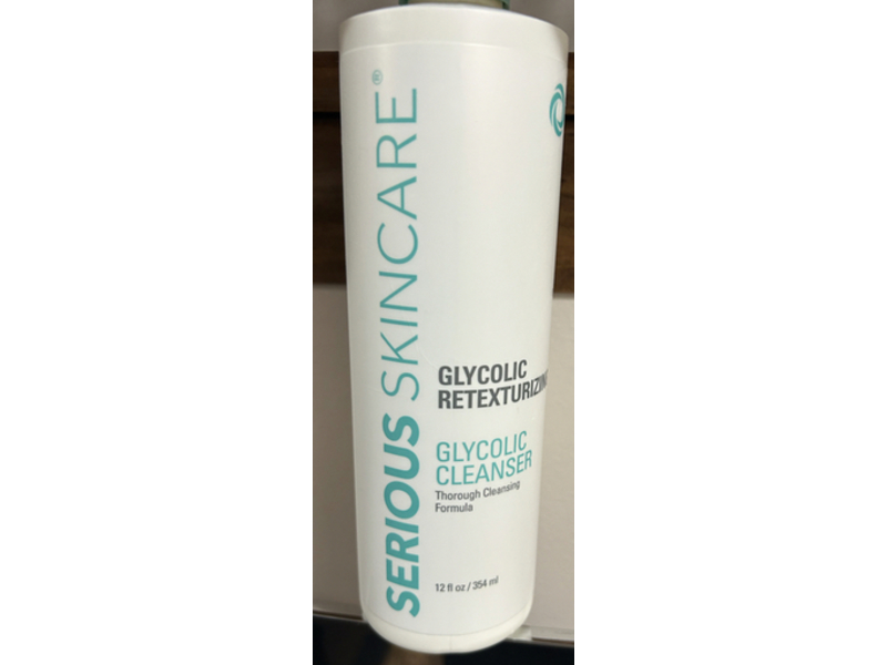 Serious Skin Care Glycolic Retexturizing Cleanser, 12 fl oz/ 354 mL