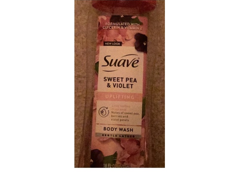 Suave Uplifting Body Wash, Sweet Pea & Violet, 18 fl oz/532 mL