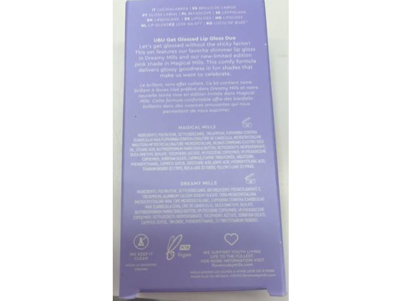 Florence by Mills Lip Gloss Duo, Magical Mills, Dreamy Mills