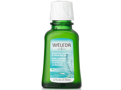 Weleda Condition & Shine Hair Oil, Rosemary, 1.7 fl oz/50 mL
