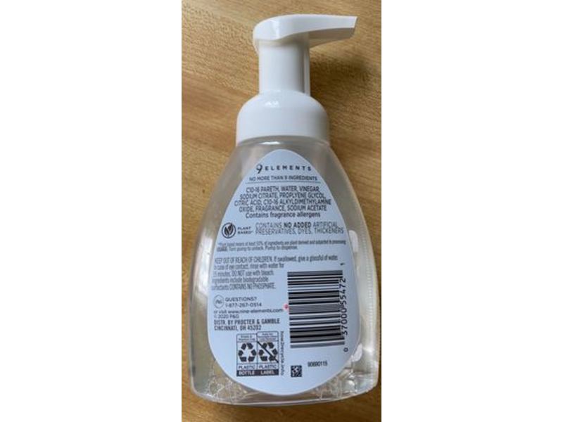 9 Elements Dish Soap, Lemon Scent, 8 fl oz/236 mL