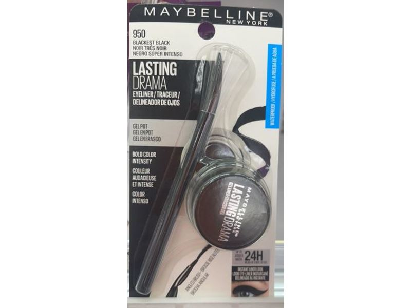 Maybelline New York Lasting Drama Eyeliner, 950 Blackest Black, 11 oz/3 g