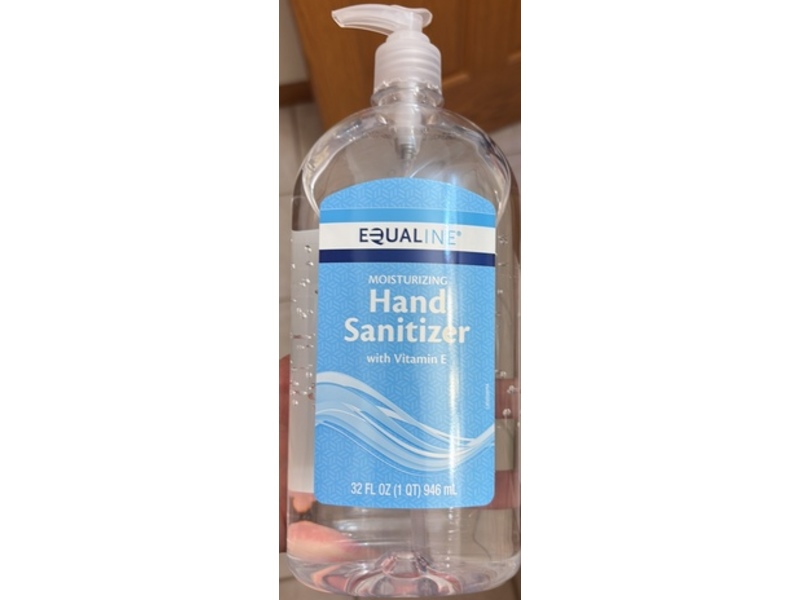 Equaline Moisturizing Hand Sanitizer, Vitamin E, 32 fl oz/946 mL