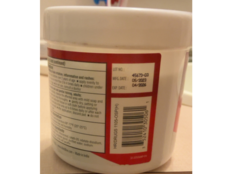 Med Pride Hydrocortisone Cream 1% Anti - Itch Cream, 16 oz/454 g