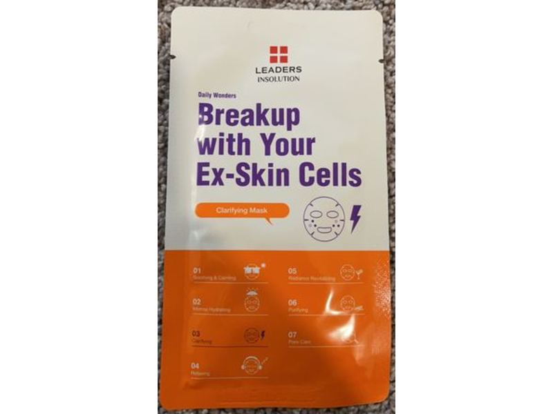 Leaders Breakup With Your Ex-Skin Cells Clarifying Mask, Daily Wonders, 0.84 fl oz/25 mL