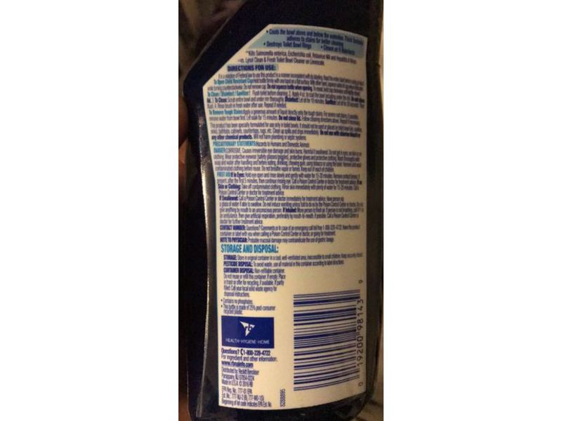 Lysol Power Toilet Bowl Cleaner, 8 fl oz/236 mL, Pack Of 2