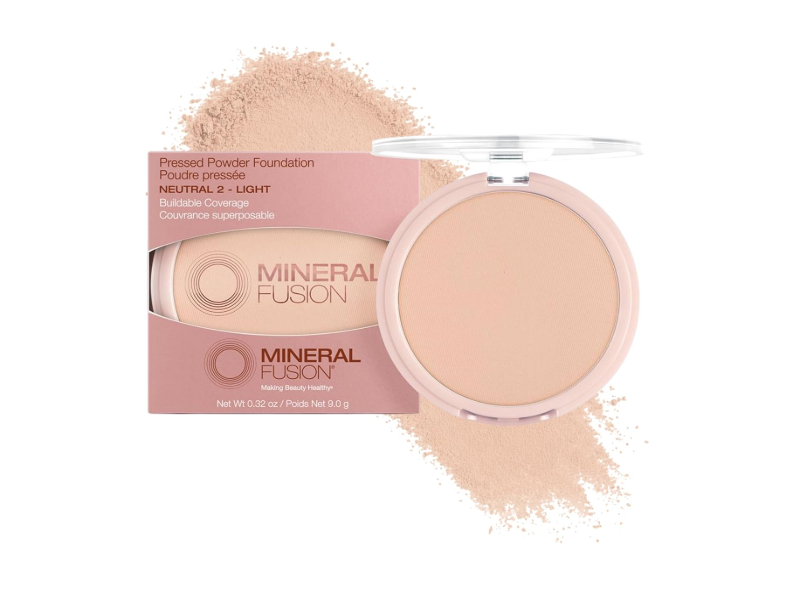 Mineral Fusion Pressed Powder Foundation, Neutral 2-Light, 0.32 oz/9 g