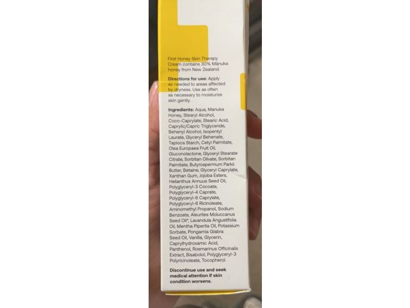 First Honey Skin Therapy Cream, 1.75 oz/50 g