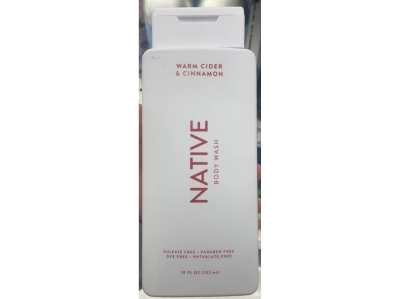 Native Body Wash, Warm Cider & Cinnamon, 18 fl oz/532 mL