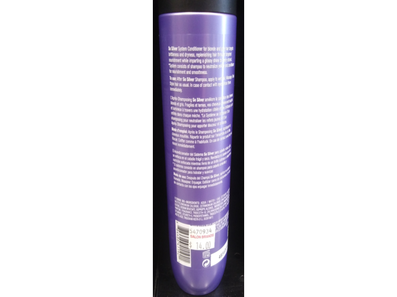 Matrix Total Results So Silver Conditioner, Color Obsessed, 10.1 fl oz/300 mL