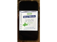 Silver Miracles Colloidal Silver Lip Balm, Peppermint, 0.15 oz/4.25 g, Pack Of 3 - Image 3