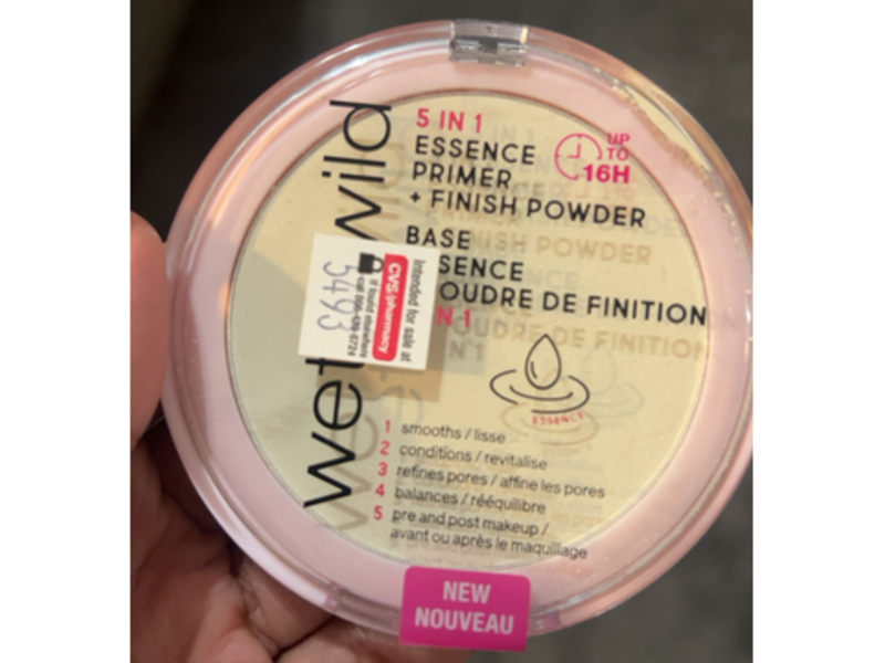Wet N Wild 5 In 1 Essence Primer + Finish Powder, 0.26 oz/7.5 g