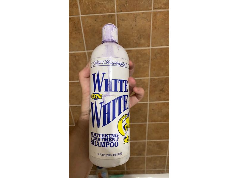Chris Christensen White on White Dog Shampoo, 16 fl oz/473 mL