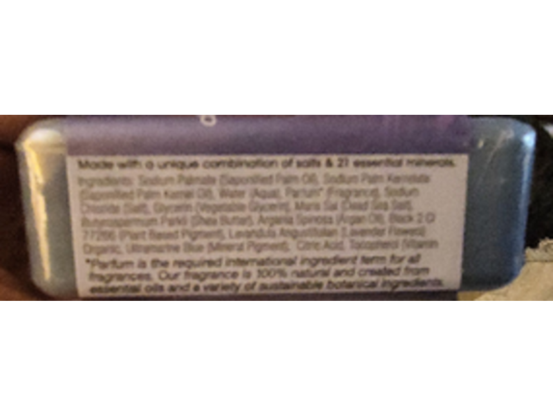 One with Nature Dead Sea Mineral Soap Bar, Lavender, 4 oz/100 g