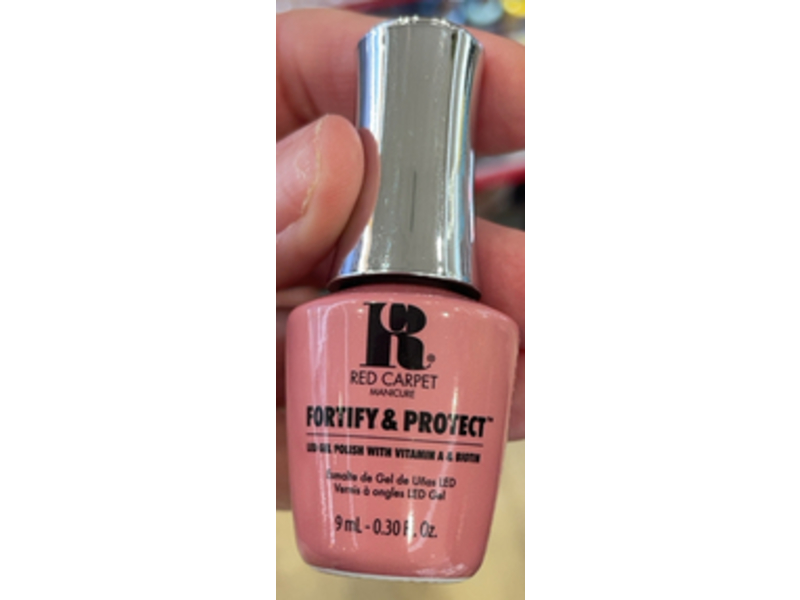 RC Red Carpet Manicure Fortify & Protect LED Gel Polish, Suave In Mauve, 0.30 fl oz/9 mL