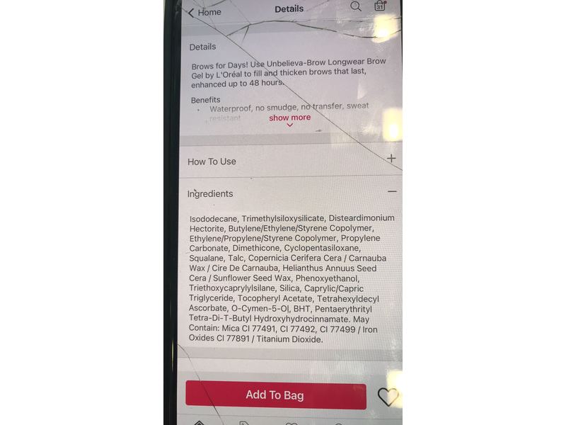 L'Oreal Paris Unbelieva Brow, 580 Black, 0.15 fl oz/4.5 mL