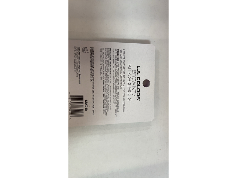L.A. Colors Perfect Brow Kit, Medium, 0.12 0z/3.6 g